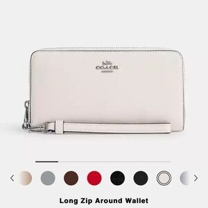White coach wallet